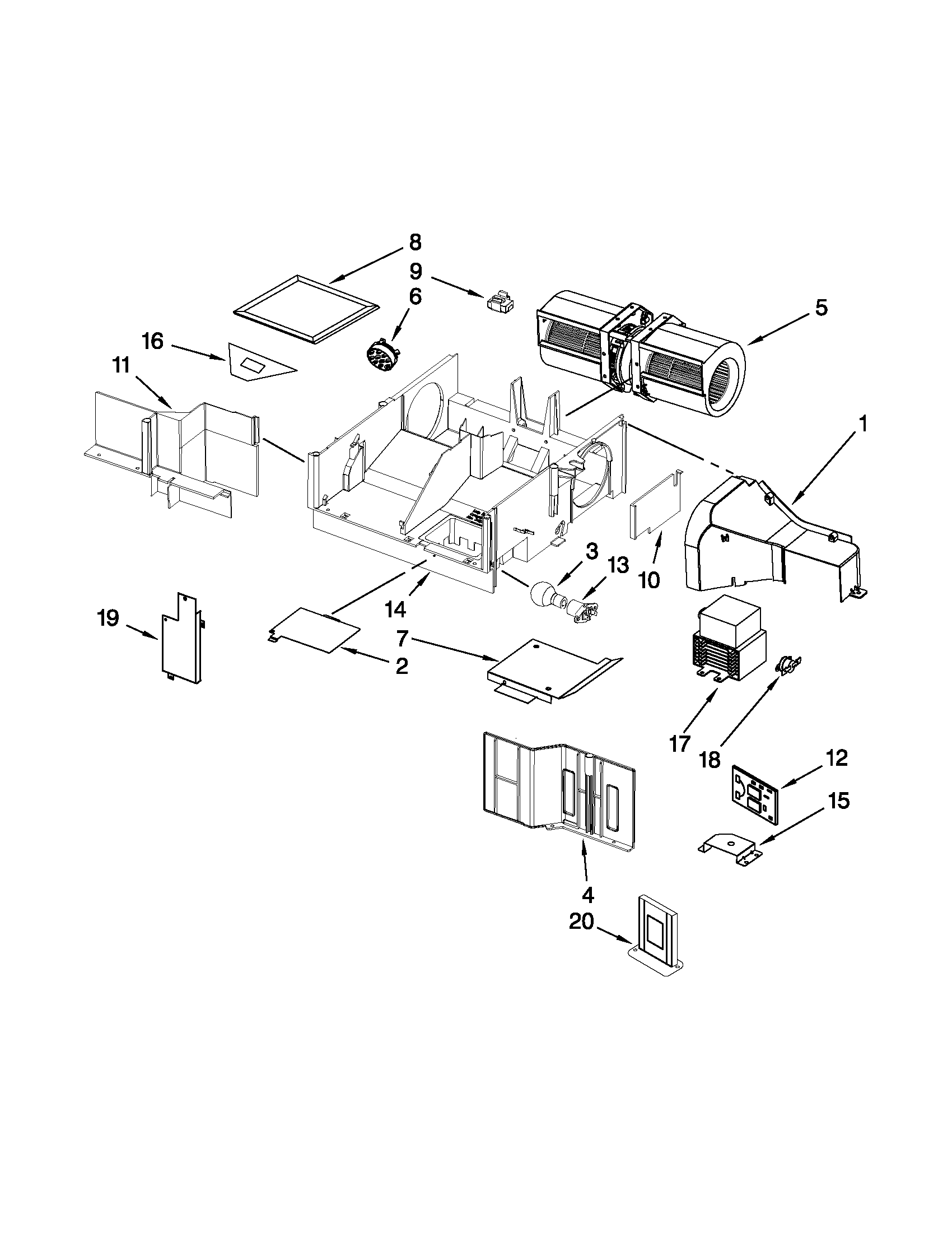 Air flow parts