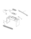 Cabinet and installation parts