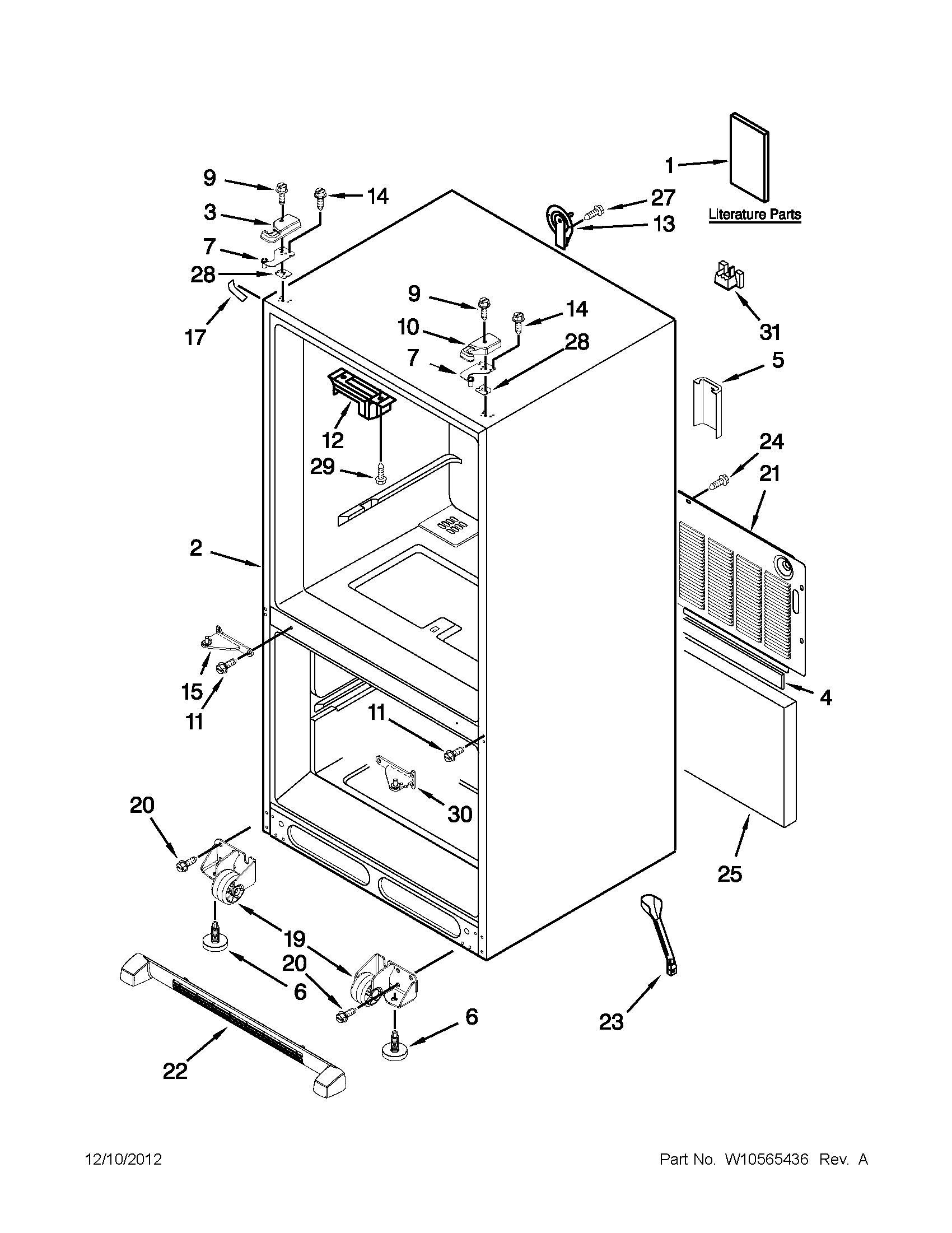 Cabinet parts