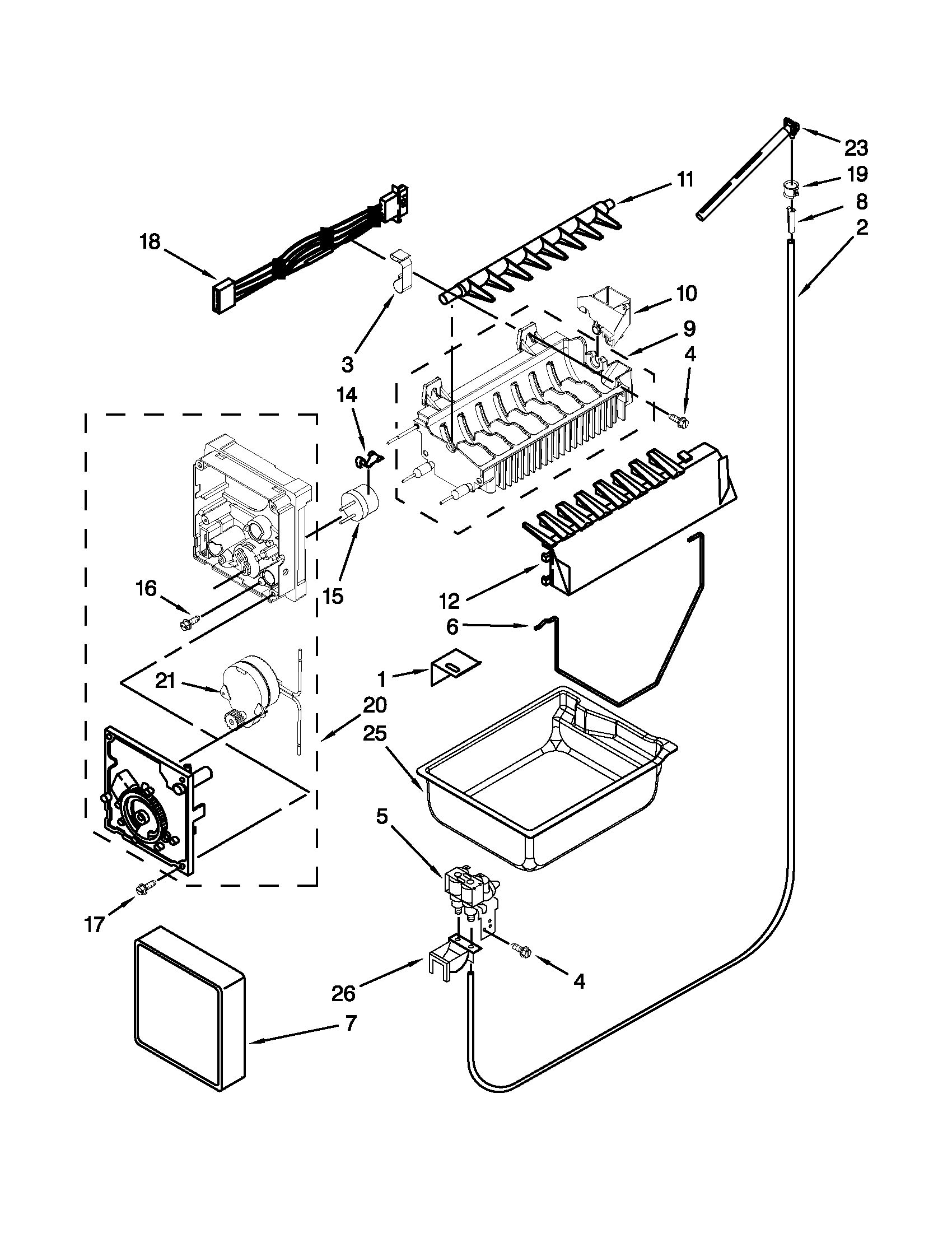 Icemaker parts