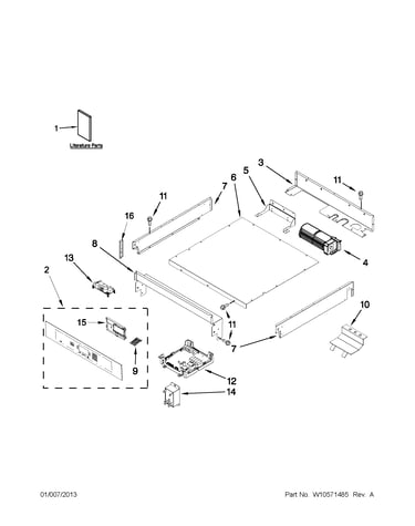 Control panel parts