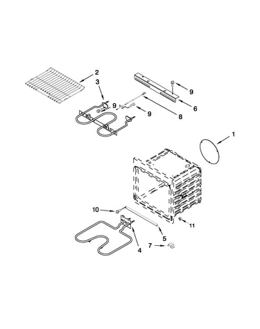 Internal oven parts