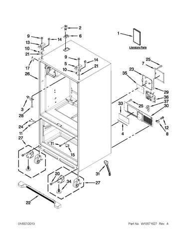 Cabinet parts