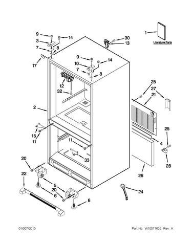 Cabinet parts