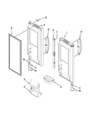 Refrigerator door