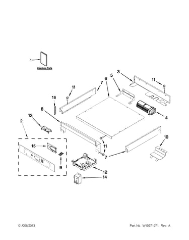 Control panel parts