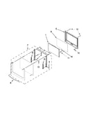Upper oven door