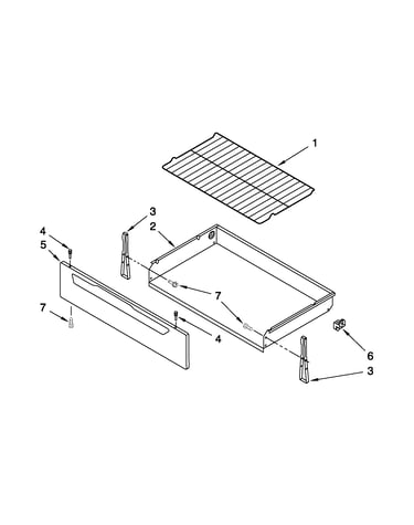 Drawer & broiler parts