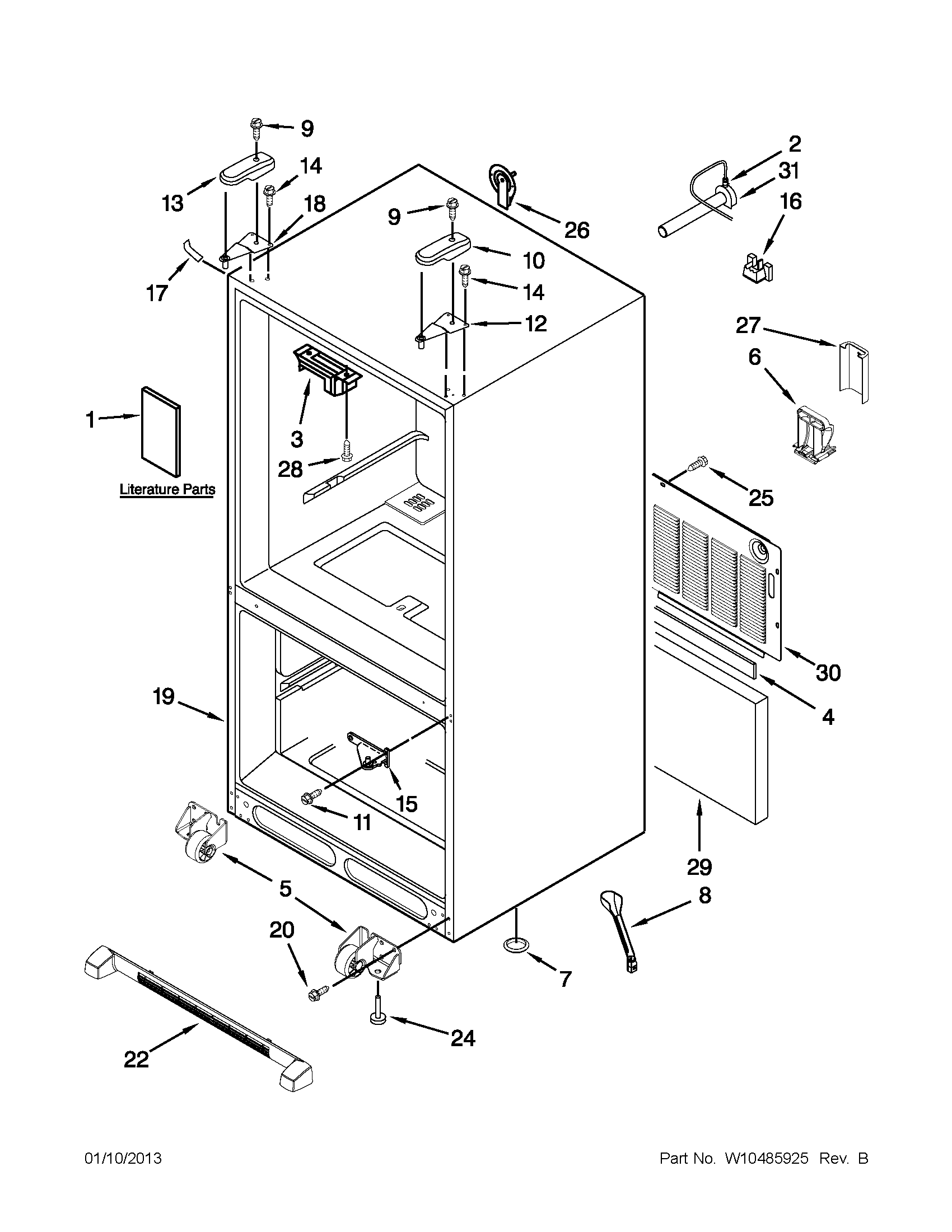 CABINET PARTS