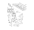 Whirlpool GGG390LXS05 manifold parts diagram