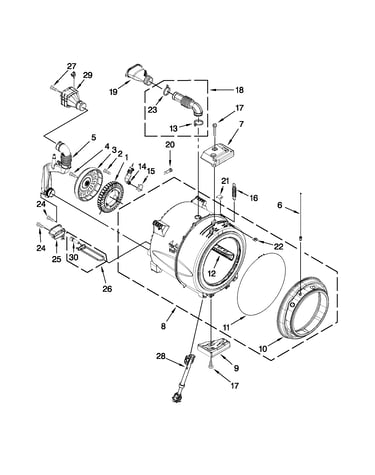 Tub and basket parts