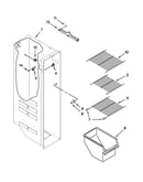 Freezer liner parts