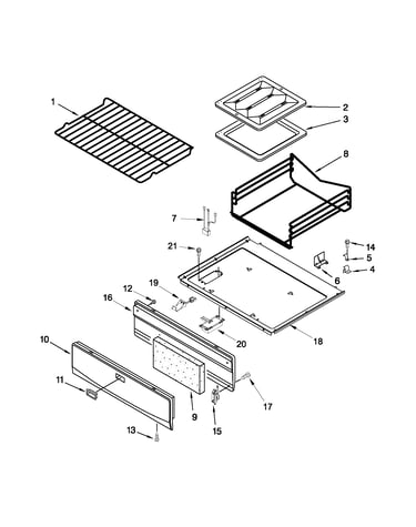 Oven and broiler parts