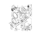 Maytag MEDB850YG2 bulkhead parts diagram