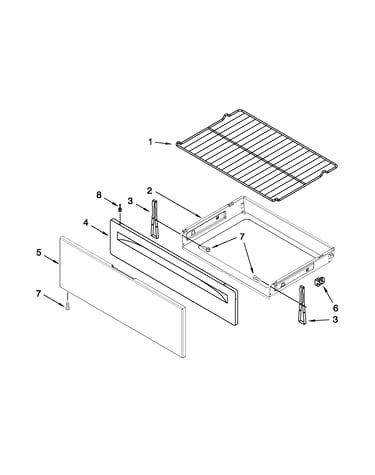 Drawer & broiler parts