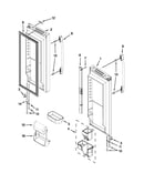 Refrigerator door