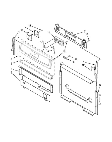 Control panel parts