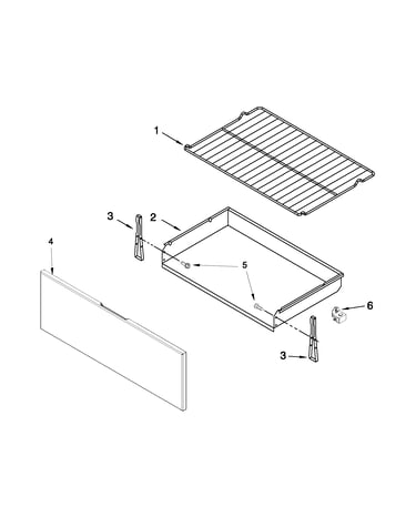 Drawer & broiler parts