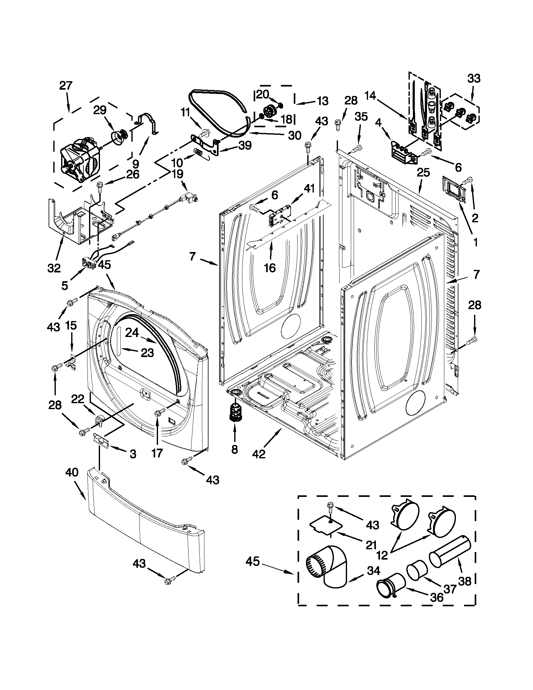 Cabinet parts