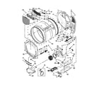 Whirlpool WED9151YW1 bulkhead parts diagram