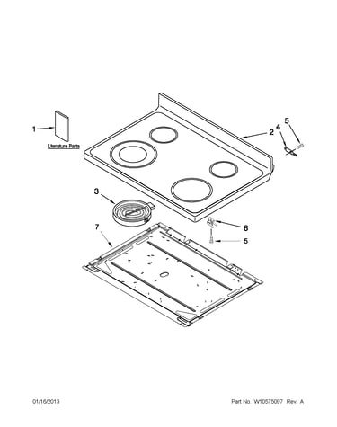 Cooktop parts