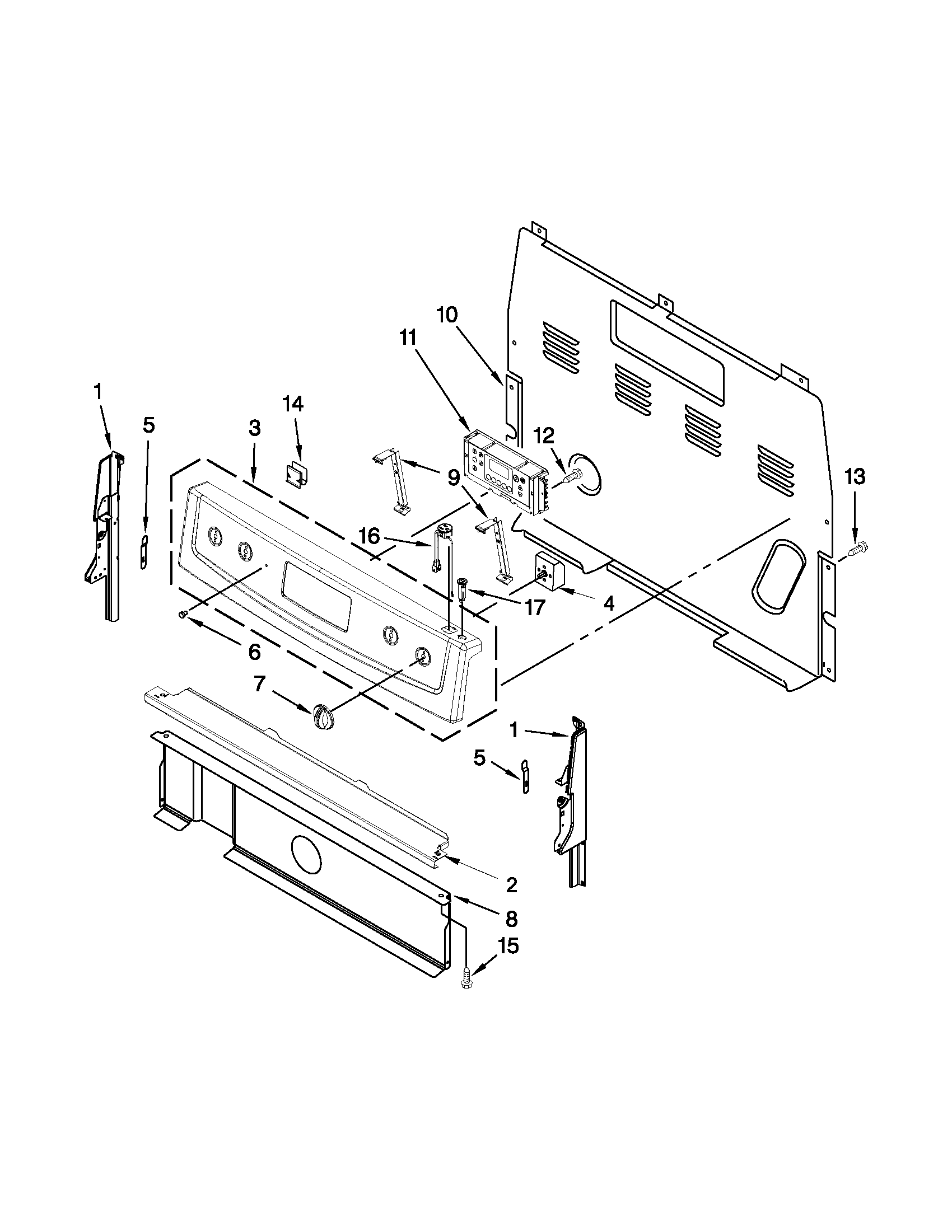 Control panel parts