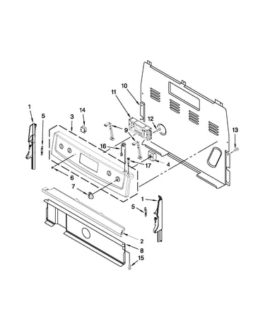 Control panel parts