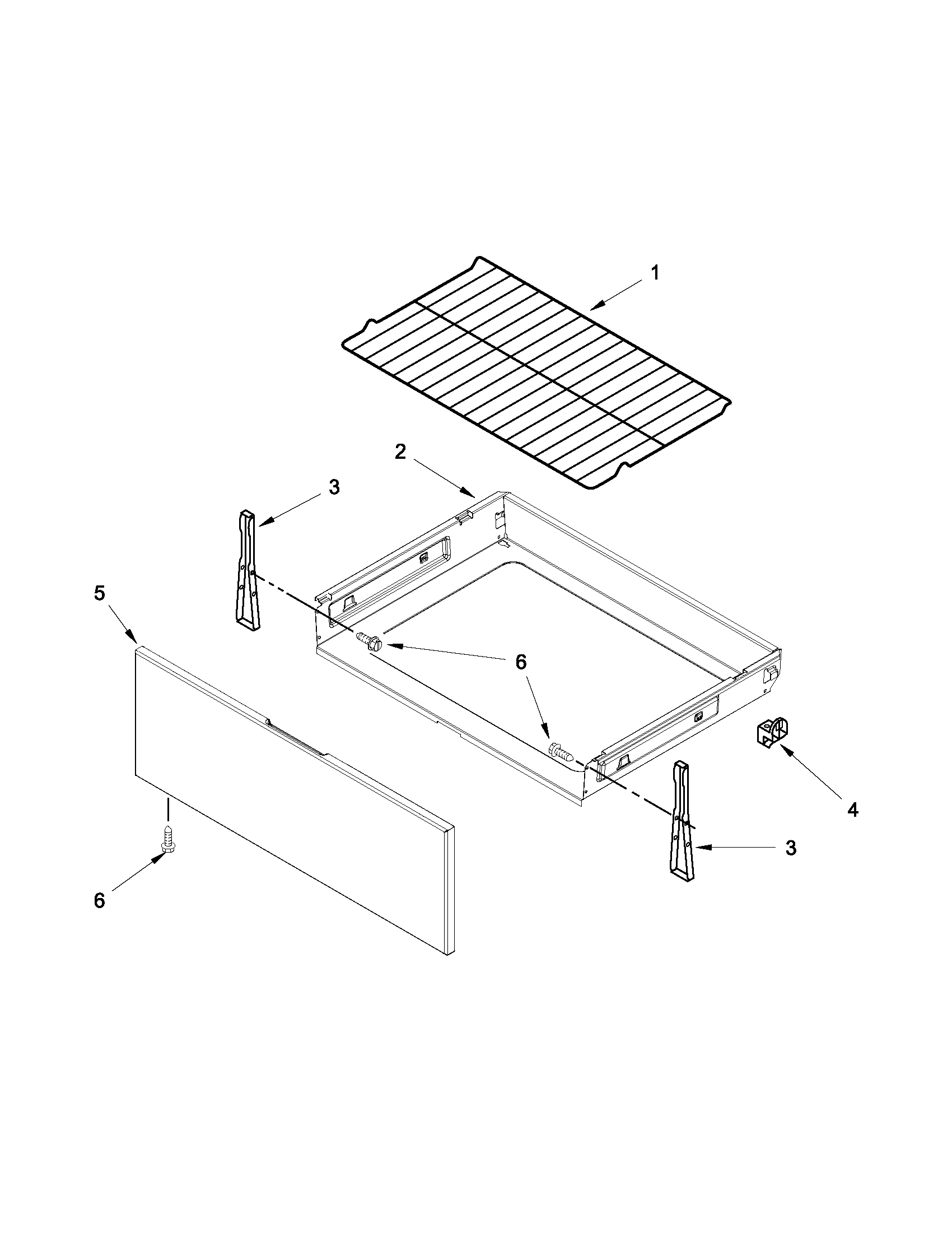 Drawer & rack parts
