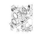 Whirlpool WED8800YC2 bulkhead parts diagram