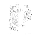 KitchenAid KFIS20XVBL8 cabinet parts diagram