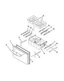 Freezer door parts
