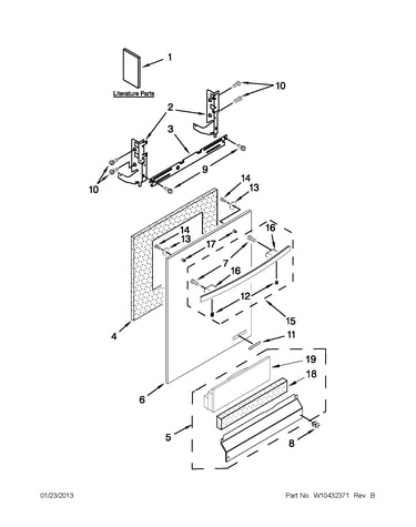 Door panel parts