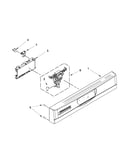 Control panel and latch parts