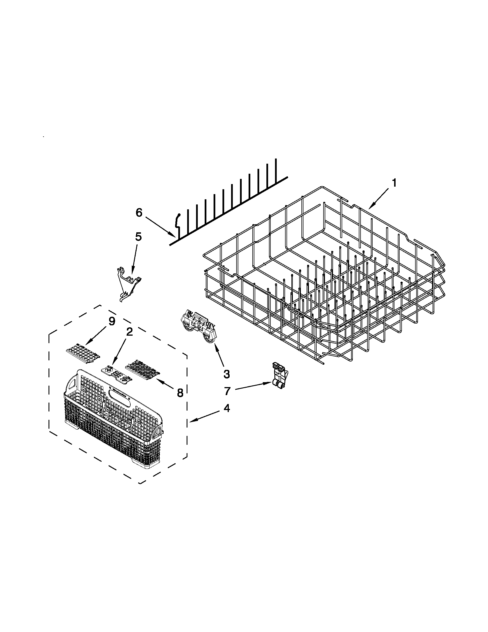 LOWER RACK PARTS