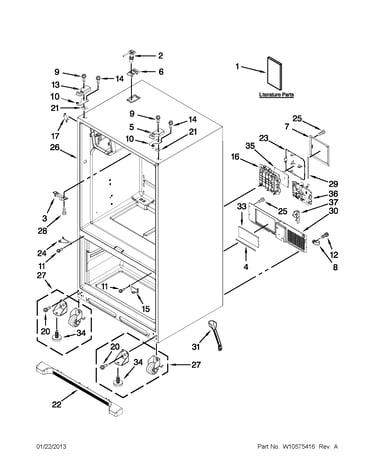Cabinet parts
