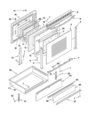 Door and drawer parts