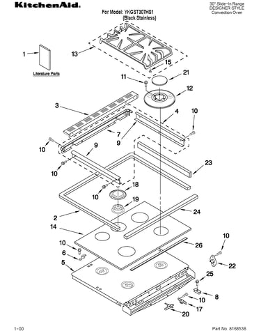 Cooktop parts