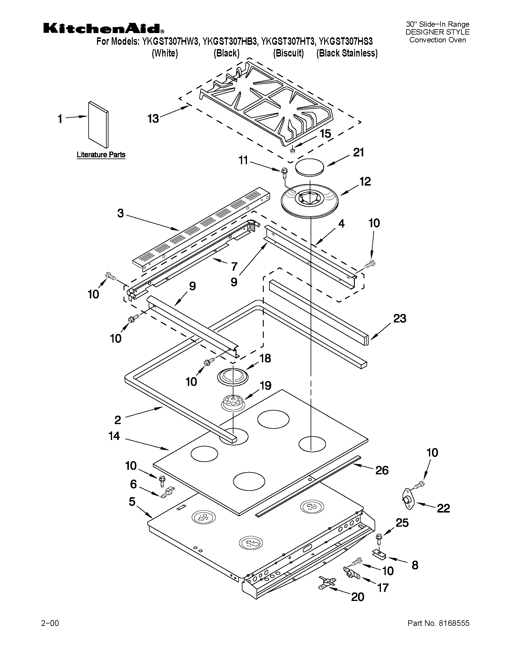 Cooktop parts