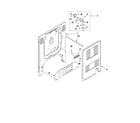 KitchenAid YKGST307HW3 rear chassis parts diagram