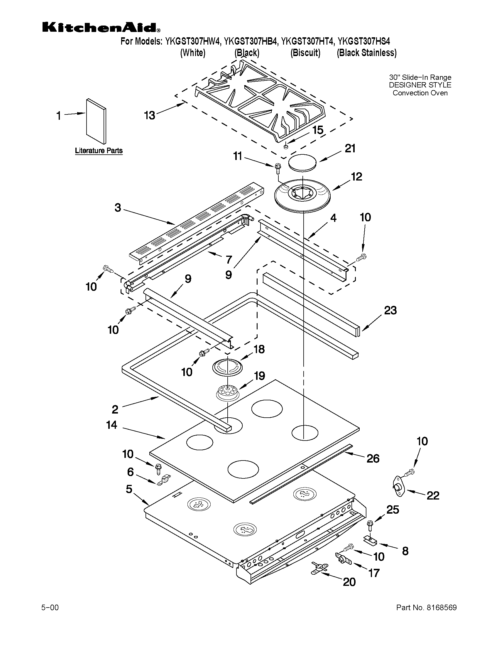 Cooktop parts