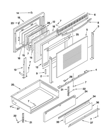Door and drawer parts