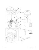 Motor and housing unit