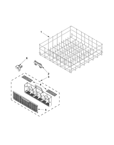 Lower rack parts