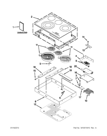 Cooktop parts
