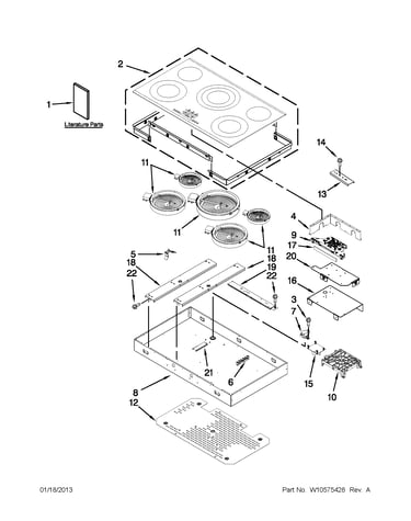 Cooktop parts