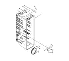 Amana ASD2575BRB00 refrigerator liner parts diagram