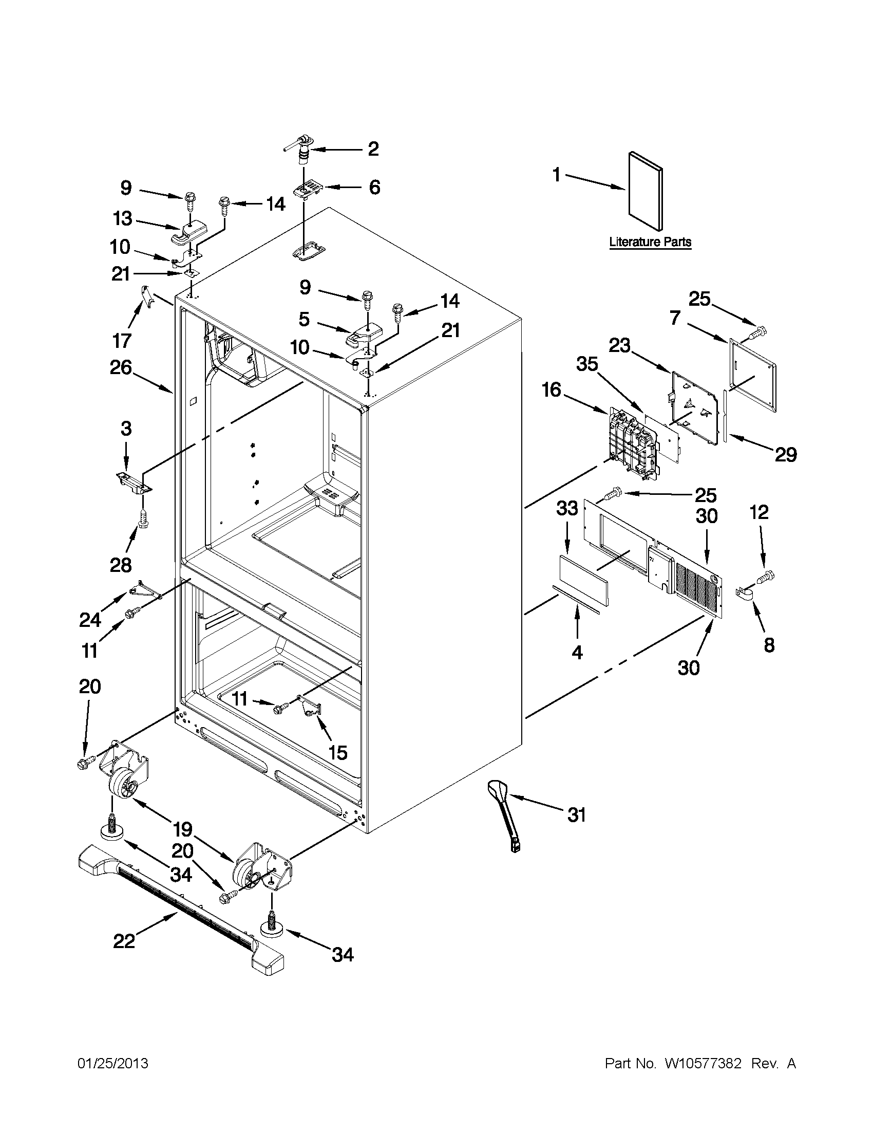 CABINET PARTS