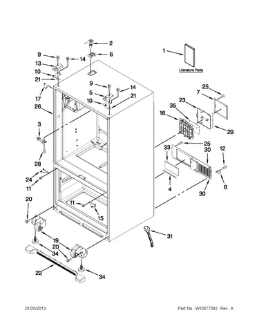 Cabinet parts