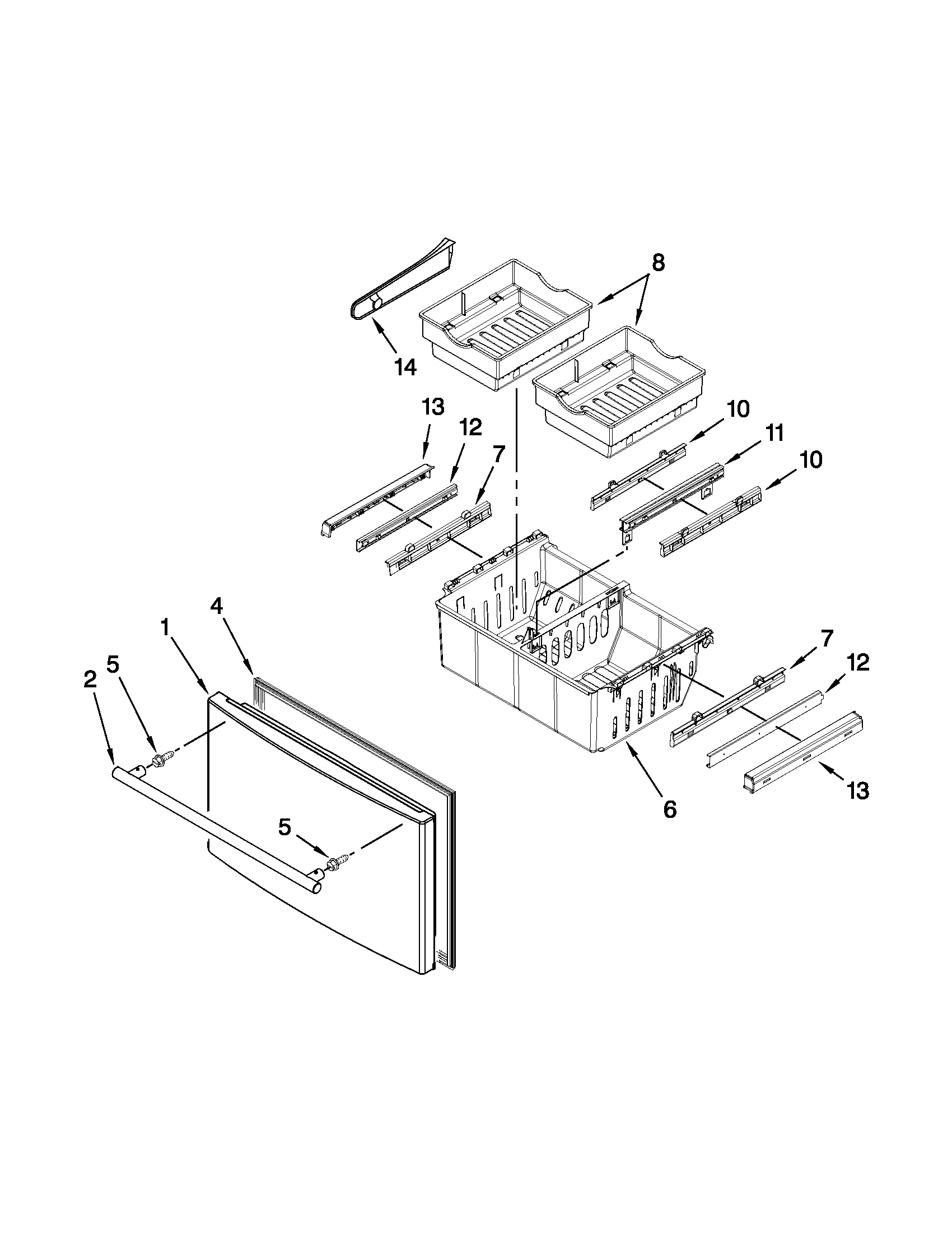 FREEZER DOOR PARTS