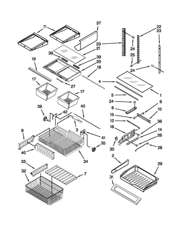 Shelf parts